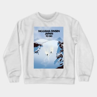 Nozawa Onsen Japan ski Crewneck Sweatshirt